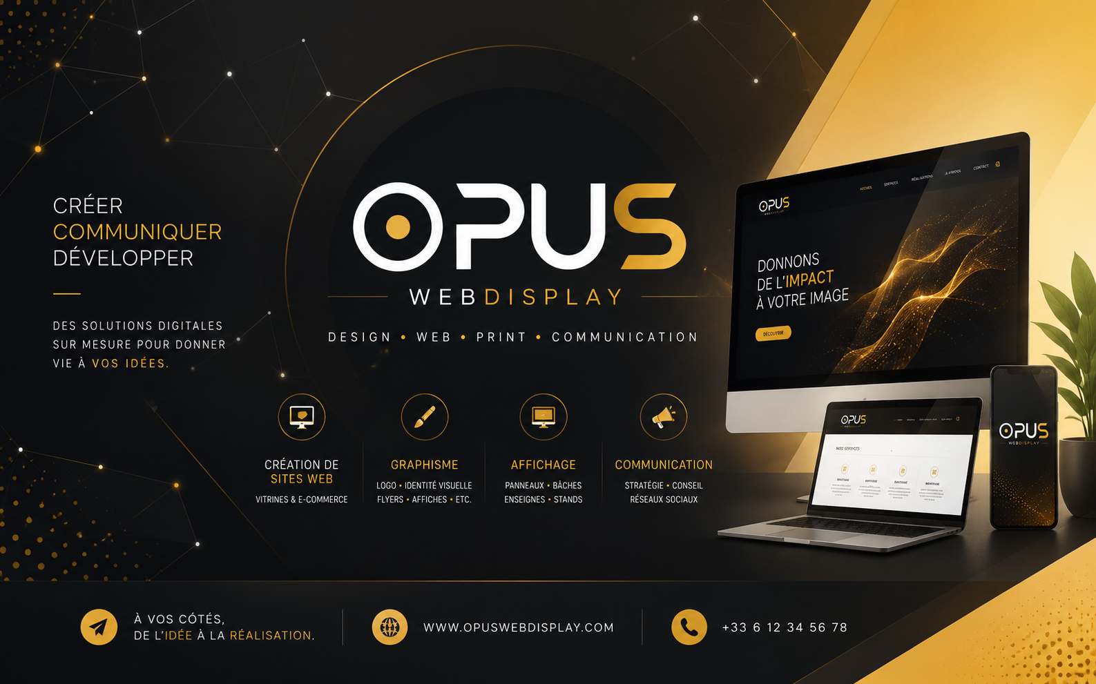Présentation des services Opus Web Display